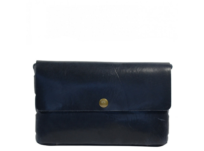 Yolète Andy Sac Pochette Cuir Primavera Navy