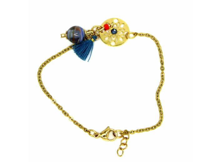 Bracelet pompon Zeline