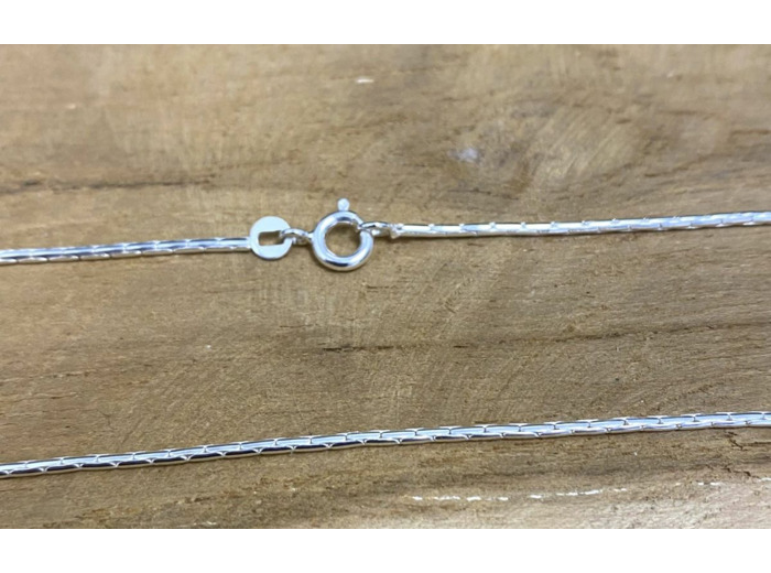 CHAÎNE MAILLE HARICOT 45 CM