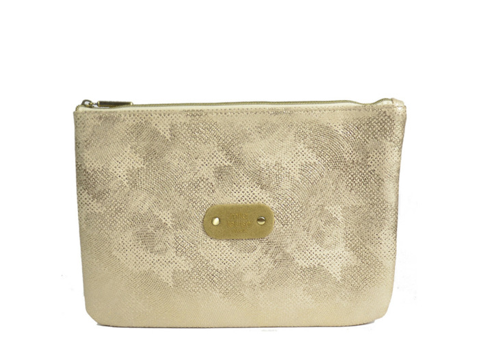 Mila Louise Poch GM PG2 Trousse de Sac et Cosmétique Ambre