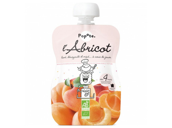 POPOTE GOURDE ABRICOT BIO 120G