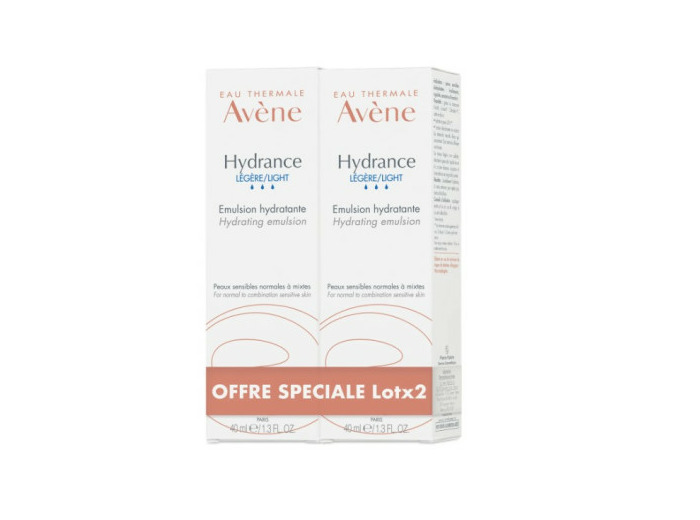 AVENE HYDRANCE LEGERE LOT 40ML X2
