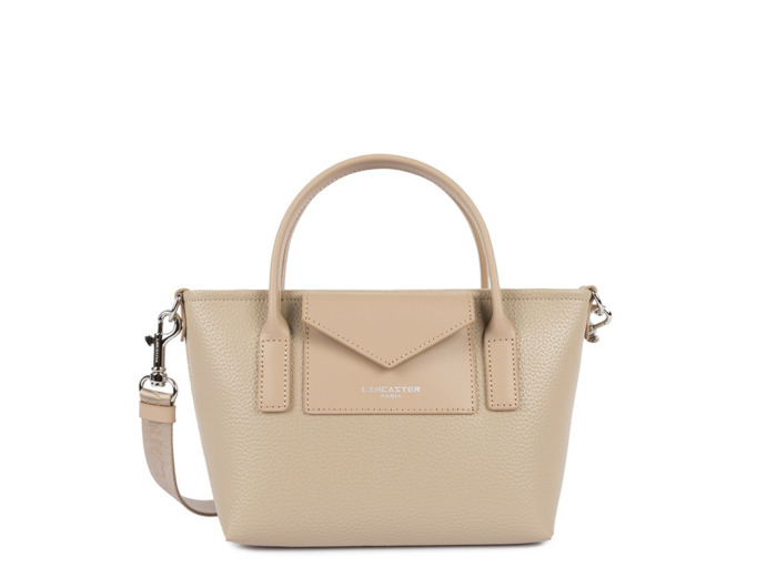 Lancaster Maya Double Kba Sac A Main 517-101 Beige fonce