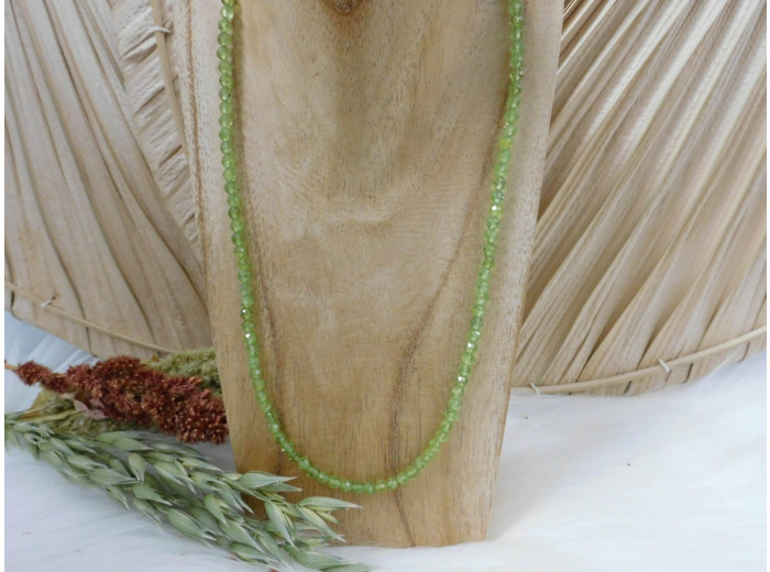 COLLIER PÉRIDOT FACETTÉ