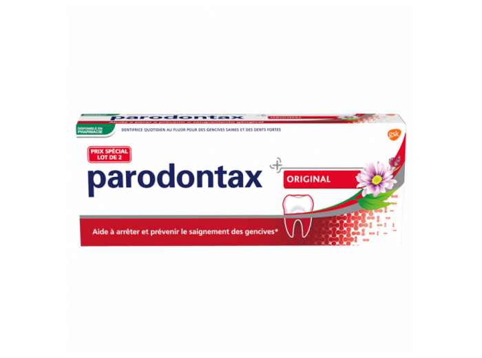 Dentifrice original 2x75ml Parodontax
