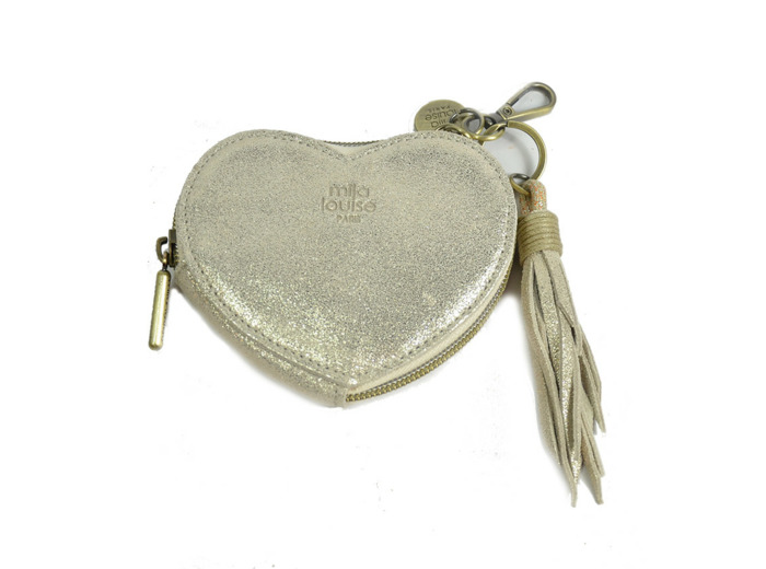 Mila Louise Amour Porte-Monnaie et Porte Clés Latte