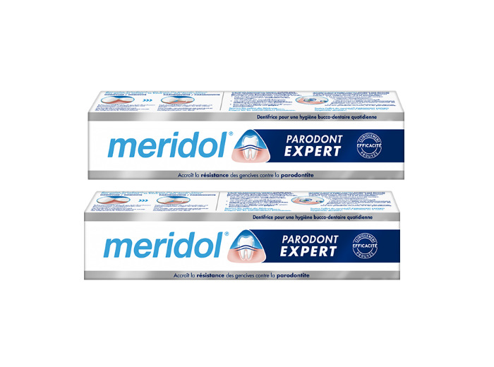 Dentifrice Parodont Expert 2x75 ml Meridol