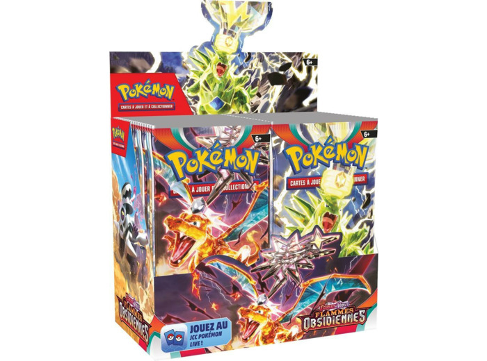 Pokémon EV03 Flammes Obsidiennes : Display