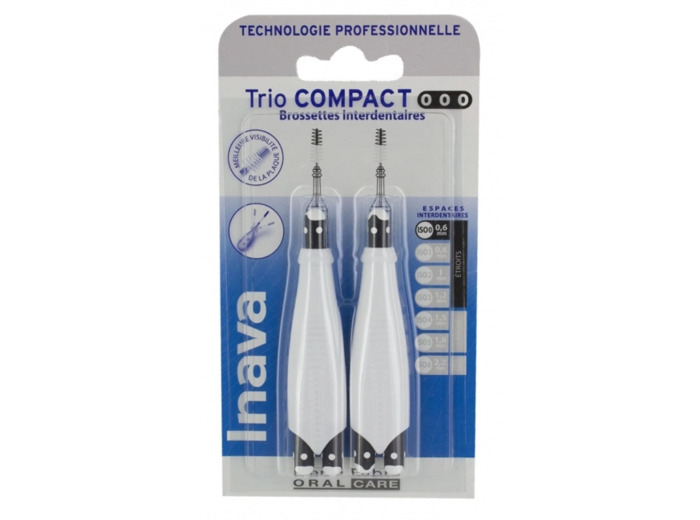 Brossettes Interdentaires 0.6mm Trio Compact Inava