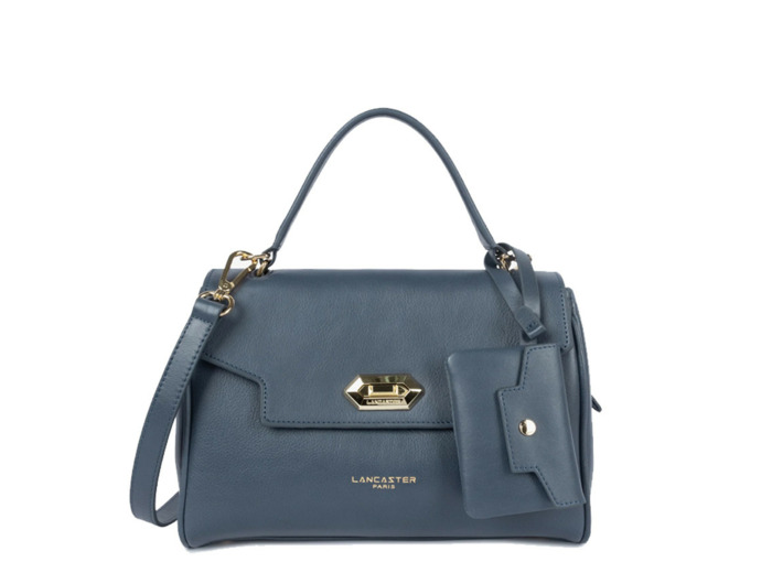 Lancaster Mademoiselle Grace Sac A Main 572-104 Bleu Mer