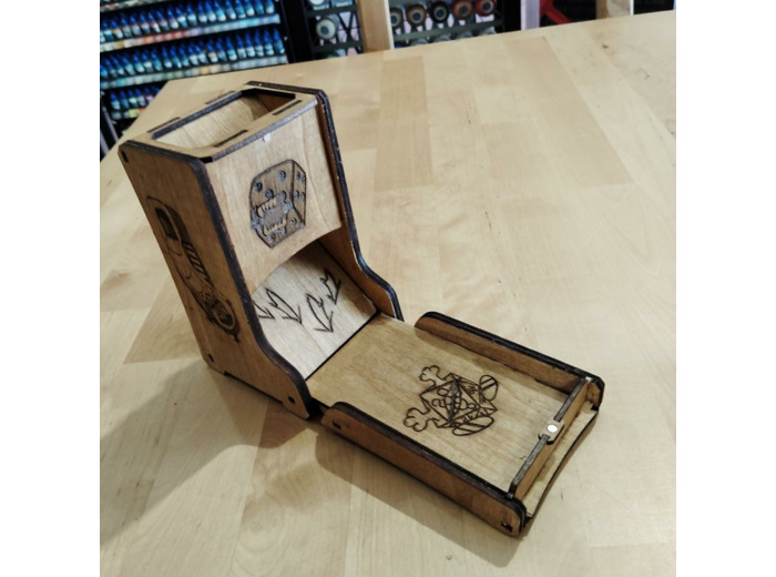 Tour à Dés artisanale bois