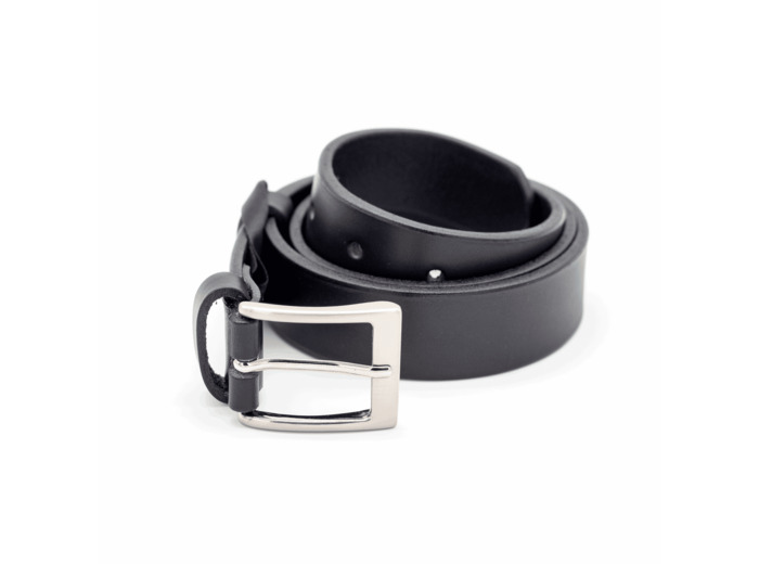 Ceinture cuir noir (30mm)