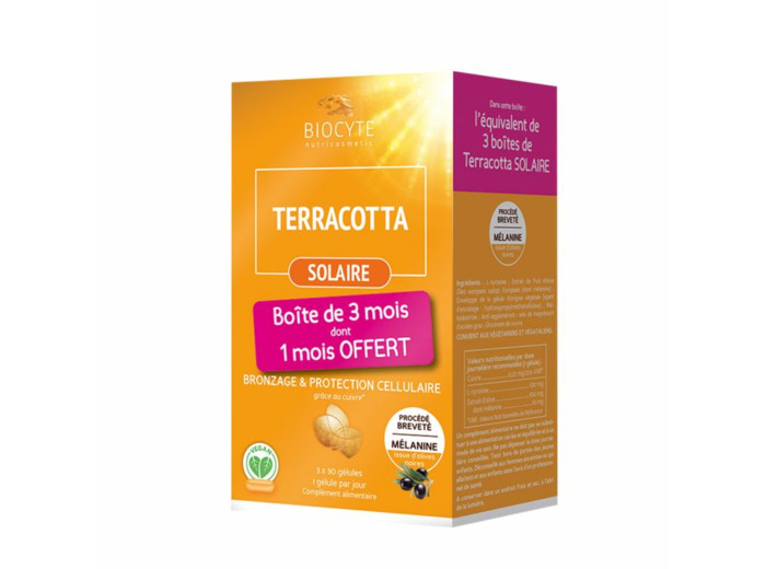 Terracotta Solaire 3x30 gélules Biocyte