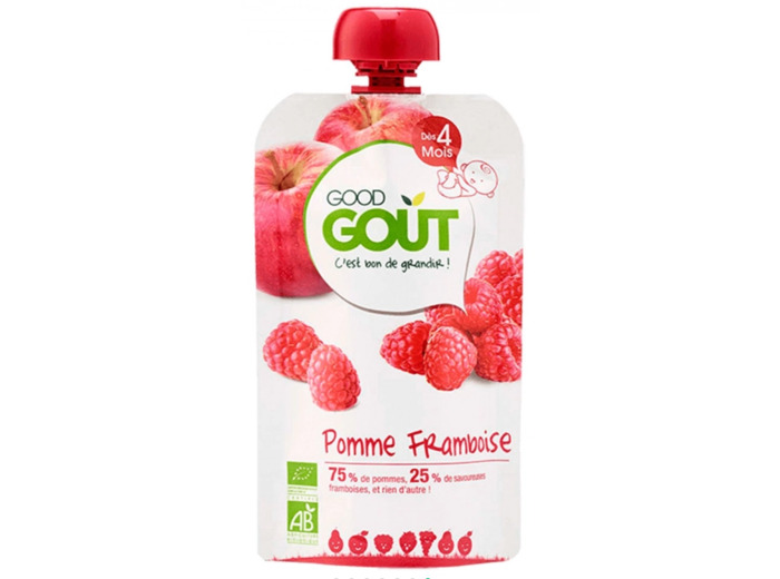 GOOD GOUT POMME FRAMBOISE 120G