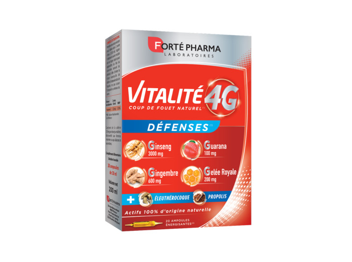 Vitalite Defenses 20 Ampoules 4g Forté Pharma