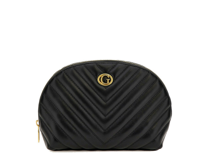 Guess Dome Trousse De Toilette Matelassée Black