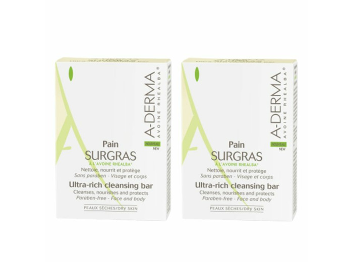 Pain Surgras 2x100g Avoine Rhealba A-Derma