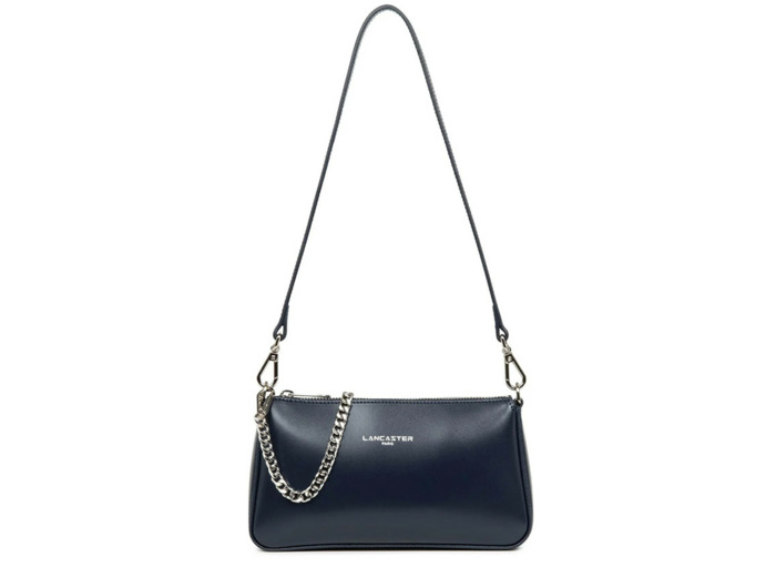 Lancaster Suave Even Sac Baguette Trotteur 433-14 Bleu Foncé