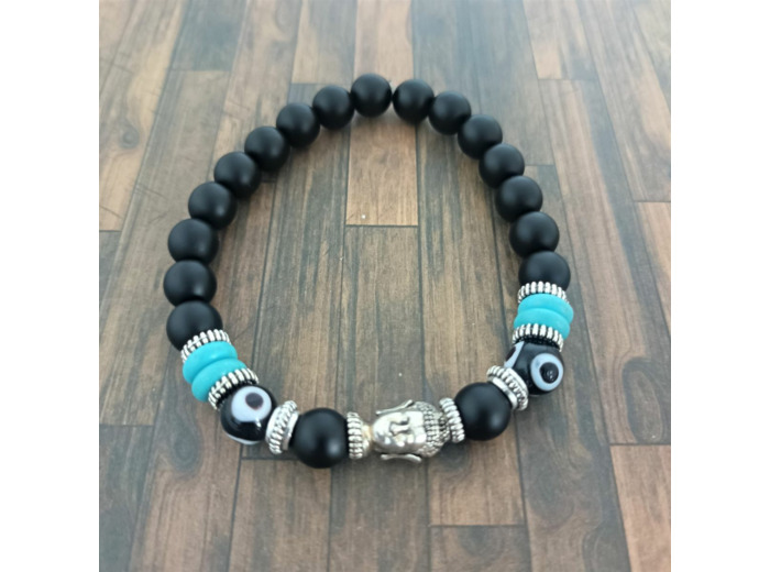 Bracelet bouddha onyx