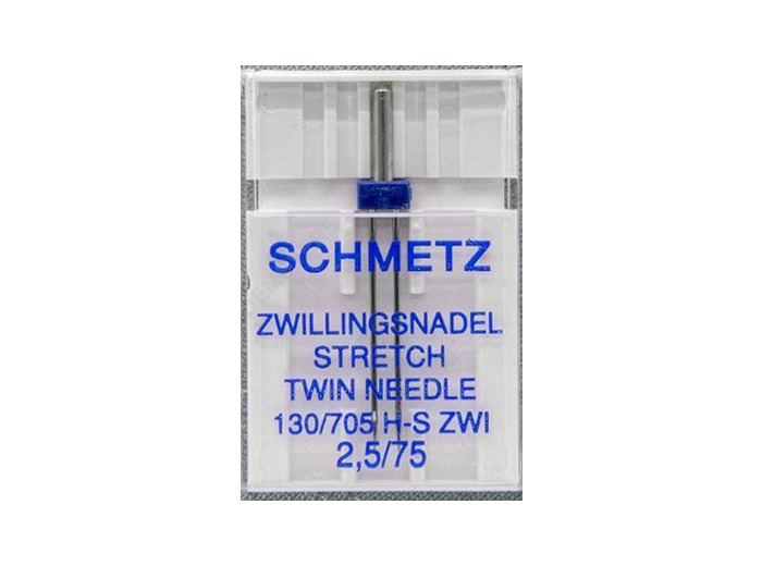 Aiguille double Stretch 2,5/75 Schmetz