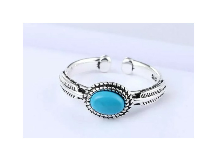 Bague turquoise en argent