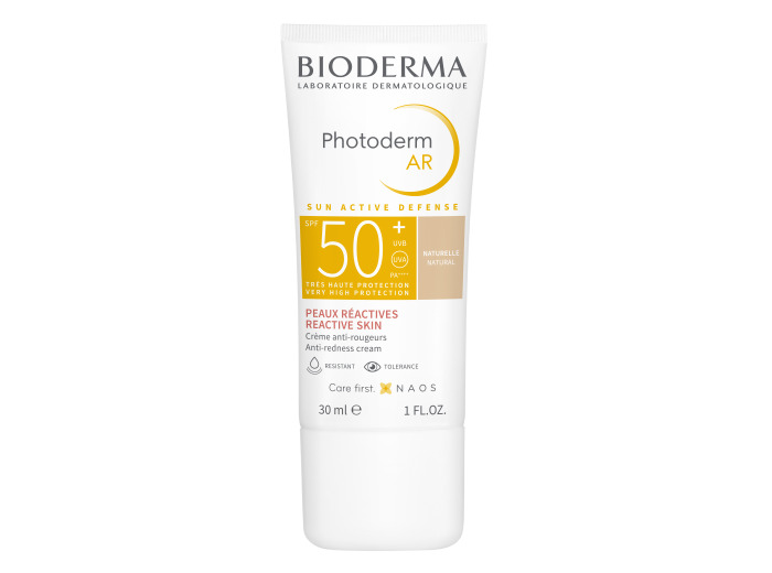 Crème teintée anti-rougeurs SPF50+ 30ml Photoderm AR Peaux réactives Bioderma