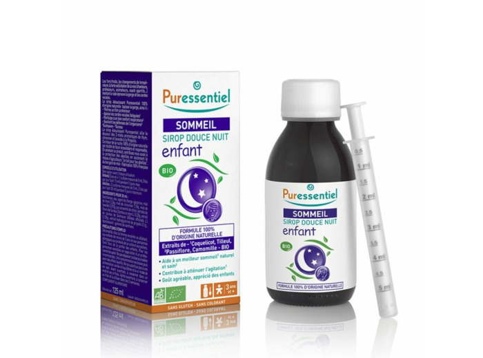 Sirop Enfant Douce Nuit Bio Sommeil Detente 125ml Sommeil - Détente Puressentiel