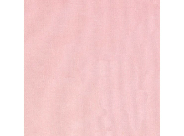 Tissu velours milleraies Uni Bois de Rose
