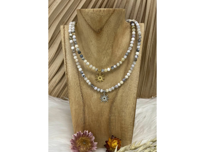 COLLIER OPALE DENDRITIQUE