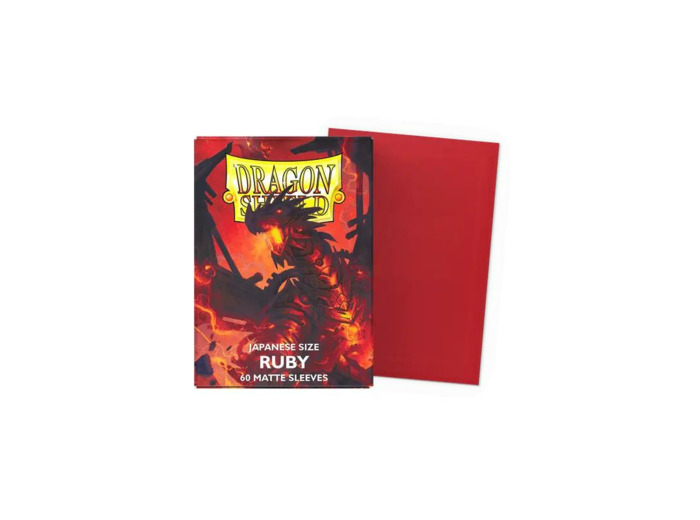 Dragon Shield - Japanese Sleeves - Ruby (x60)