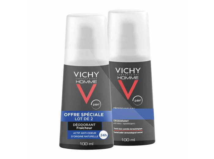 Vaporisateur Ultra-frais 2x100ml Déodorant Vichy