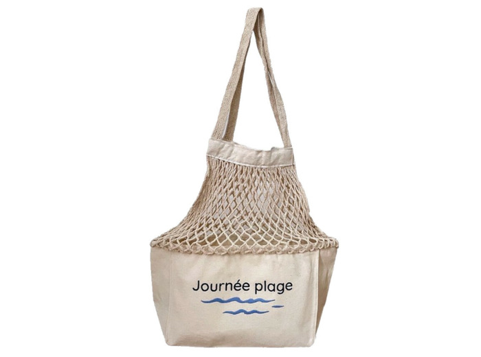 Shoppinette Filet A Provisions XL Journée plage Naturel