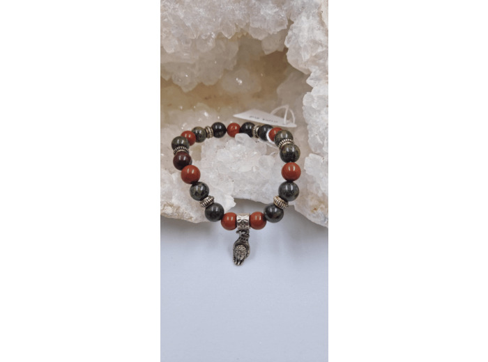 Bracelet Jaspe rouge OLPA808