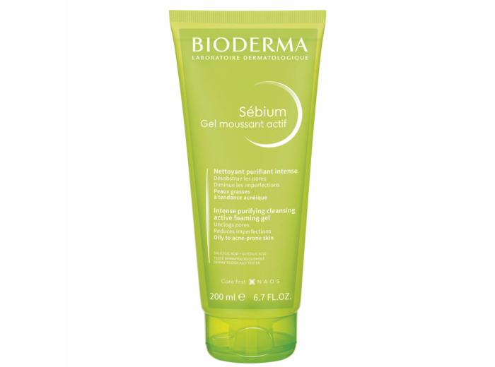 Gel Moussant Actif 200ml Sebium Bioderma