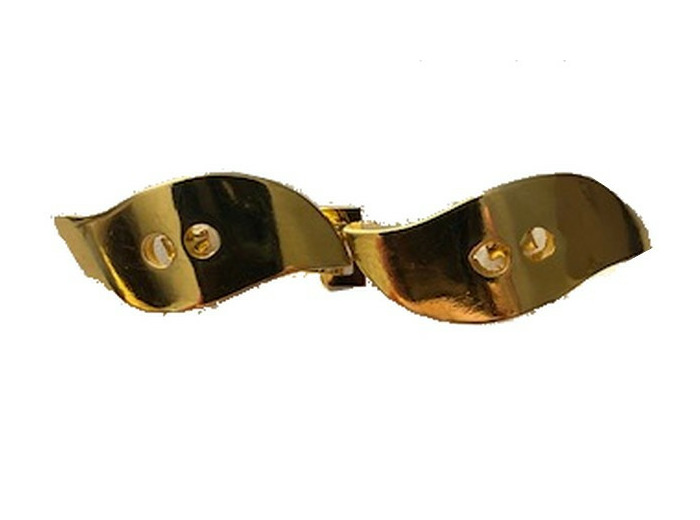 Attache métal doré