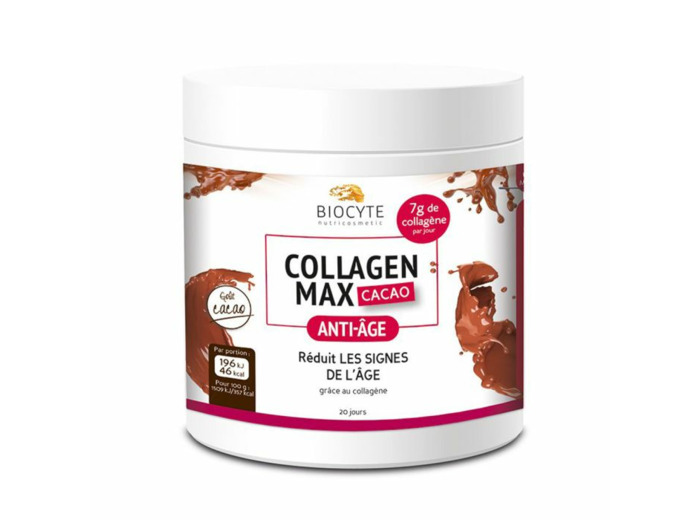 Collagen Max 20 Doses Anti-âge Saveur cacao Biocyte