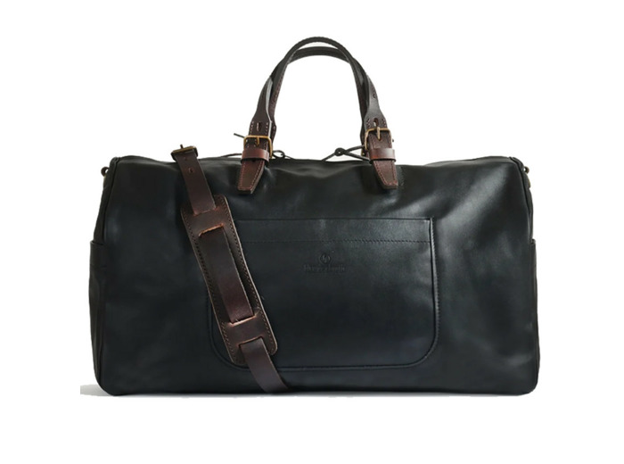 Bleu de Chauffe Hobo Sac de Voyage Cabine Licio Noir