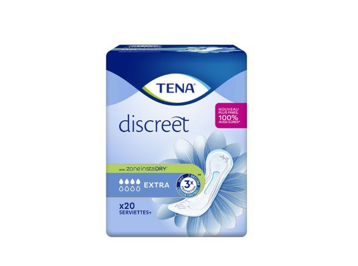 Protection pour fuites urinaires Femme x20 Discreet Extra Tena