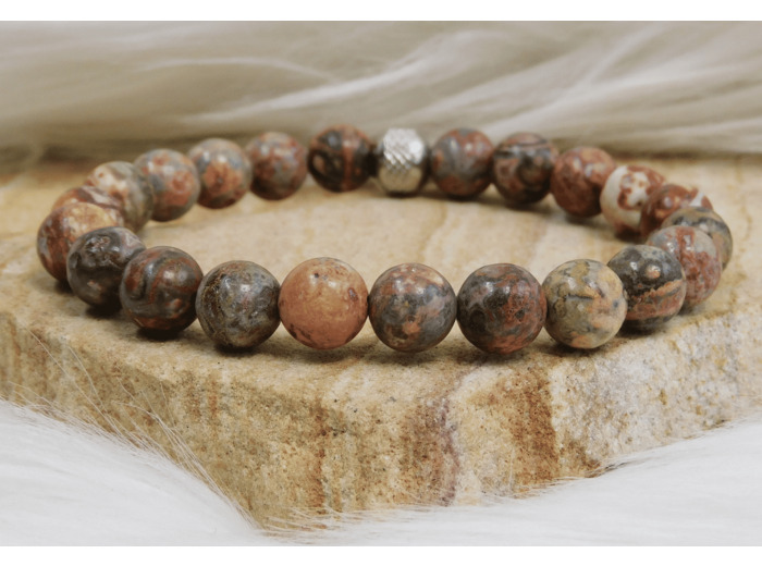 BRACELET JASPE LEOPARD