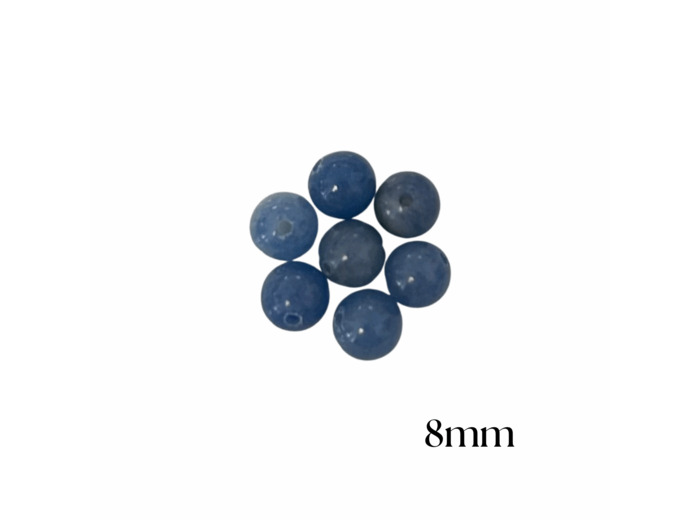 PERLES QUARTZ BLEU