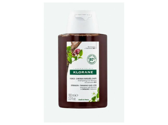 Shampooing Edelweiss Bio 100ml Quinine Cheveux fatigués Klorane