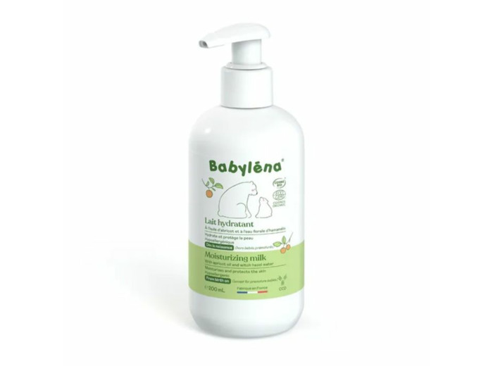 Lait Hydratant Bio 200ml Dès La Naissance Babylena