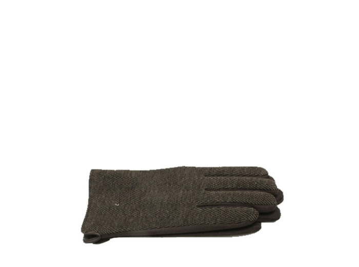 Atoll Palme Raffinement D'hiver Gants Effet Suédine Marron Foncé