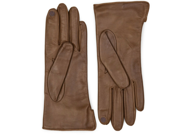 Lancaster Gants Femme Compatibles Écran Tactile 7 Camel