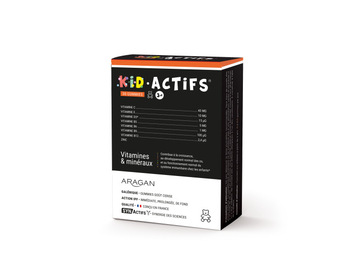 Kid-Actifs 30 gummies Vitamines et minéraux Synactifs