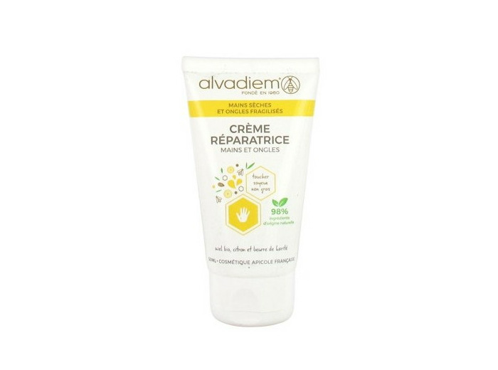 Creme Reparatrice Mains Seches Et Ongles Fragilises 50ml Alvadiem
