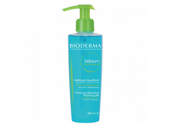 BIODERMA SEBIUM GEL MOUS PG FL 200ML