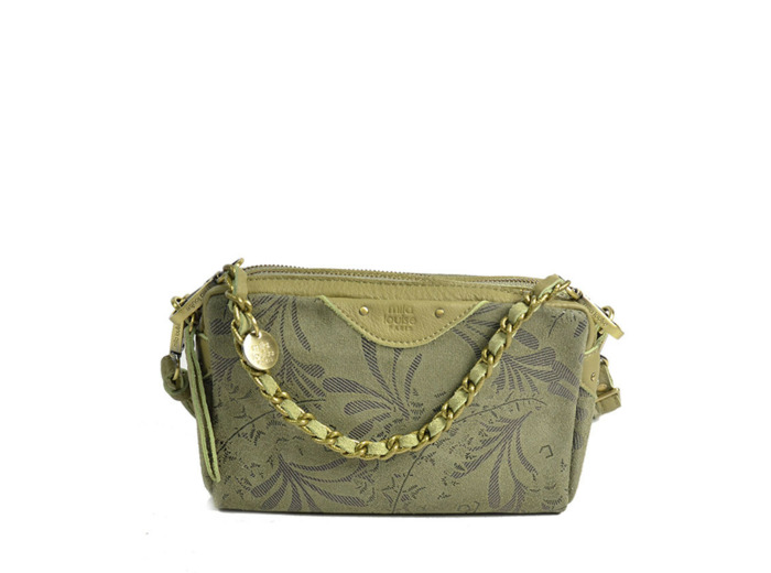 Mila Louise Mama XS GY Petit Sac Trotteur Cuir Fantaisie Oyster
