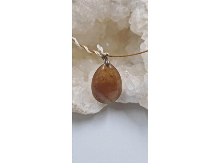 Pendentif quartz rutile hematoide olpa2474/2475