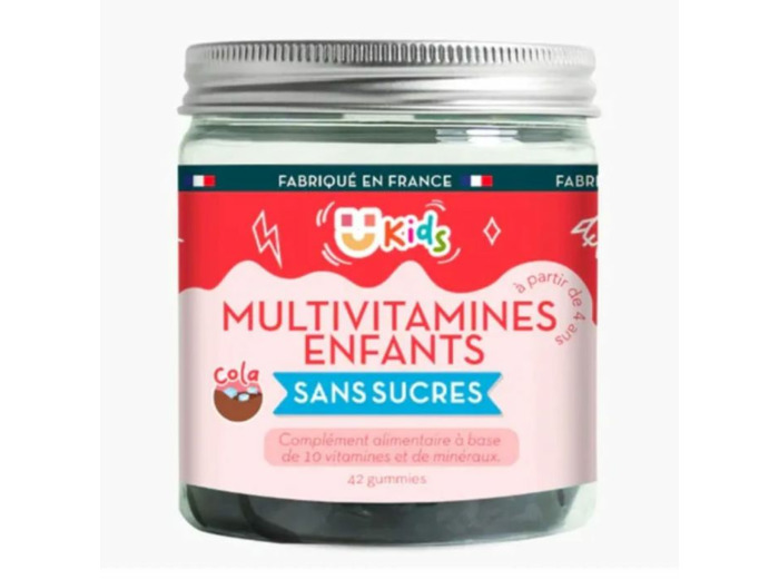 Gummies Multivitamines Enfants sans sucres x42 Gummies Cola Les Miraculeux